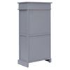 vidaXL Armoire à chaussures Gris 50 x 28 x 98 cm Bois de Paulownia