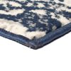 vidaXL Tapis moderne Design de cachemire 140 x 200 cm Beige / Bleu