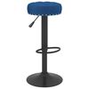 vidaXL Tabourets de bar lot de 2 bleu velours