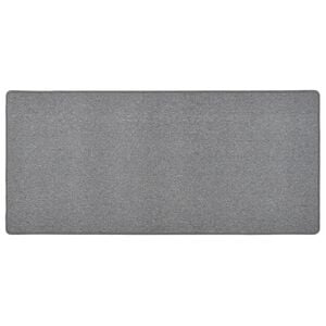 vidaXL Tapis de couloir Gris foncé 80x150 cm