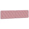 vidaXL Cadre de lit sans matelas rose 200x200 cm velours
