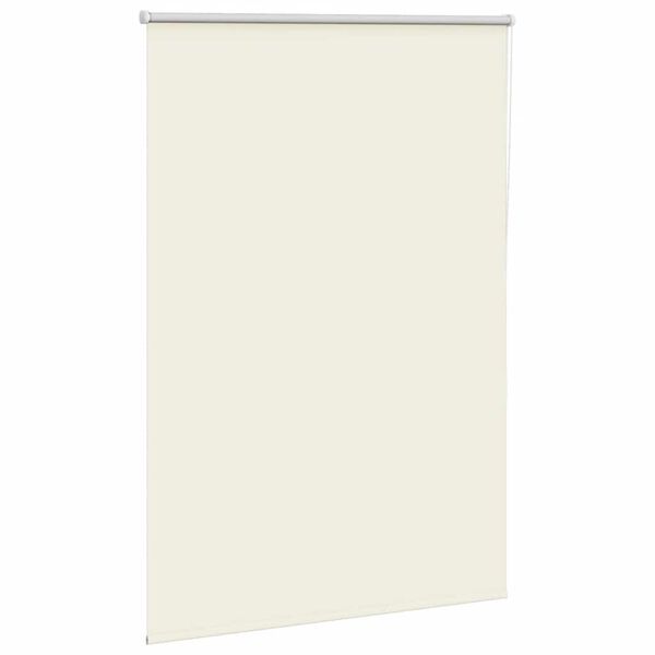 vidaXL Store enrouleur occultant blanc cass&eacute; 90x150cm largeur du tissu