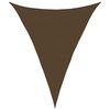 vidaXL Voile d'ombrage 160 g/m&sup2; Marron 5x6x6 m PEHD