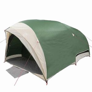 vidaXL Tente Tunnel avec toit Vert 410 x 285 x 198 cm taffetas