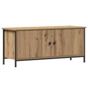vidaXL Meuble TV Ch&ecirc;ne artisanal 100 x 35 x 45 cm Bois d'ing&eacute;nierie