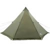 vidaXL Tente familiale tipi 8 personnes vert olive imperm&eacute;able