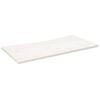 vidaXL Dessus de bureau blanc 100x50x2,5 cm bois massif de pin