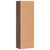 vidaXL Buffet haut chêne marron 60x35x180 cm bois d'ingénierie