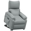 vidaXL Fauteuil Gris clair Tissu