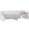 vidaXL Lit de jour sans matelas blanc 80x200 cm bois de pin massif
