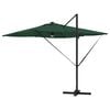 vidaXL Parasol Roma Vert 286 x 284 x 270 cm Aluminium et polyester