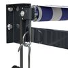 vidaXL Auvent r&eacute;tractable automatique bleu et blanc 5x3 m
