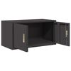 vidaXL Armoire de rangement Noir 80 x 40 x 40 cm Acier