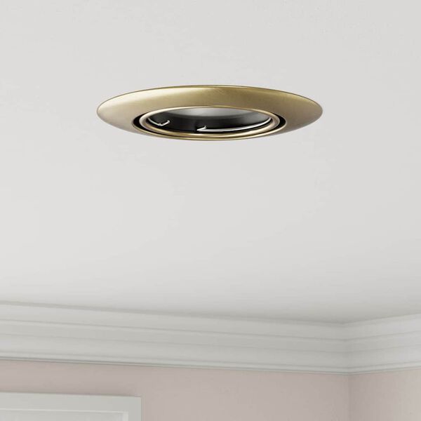 vidaXL Projecteur 6 pcs Laiton 9 x 9 x 2,5 cm M&eacute;tal