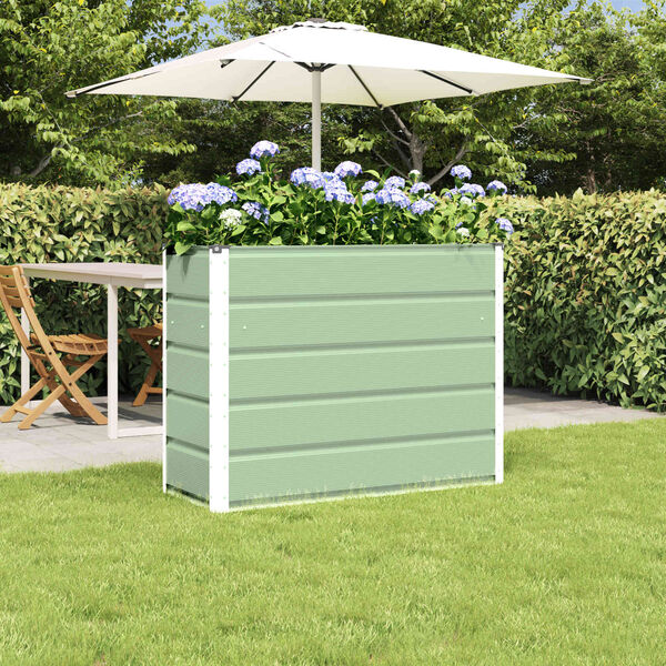 vidaXL Jardini&egrave;re Vert 100 x 40 x 75 cm Acier