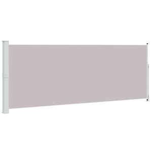 vidaXL Auvent lat&eacute;ral r&eacute;tractable de patio 180x500 cm Gris
