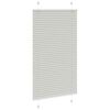 vidaXL Store pliss&eacute; gris clair 70x150 cm largeur du tissu 69,4 cm