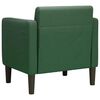 vidaXL Canap&eacute;-chaise accoudoirs vert fonc&eacute; 54 cm tissu velours c&ocirc;tel&eacute;