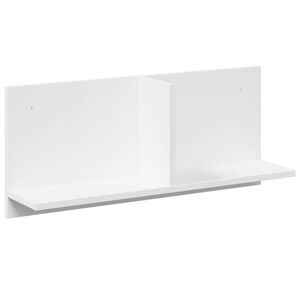 vidaXL Armoire murale 70x16,5x30 cm blanc bois d'ing&eacute;nierie