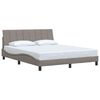 vidaXL Cadre de lit sans matelas Hanko taupe 160x200 cm tissu