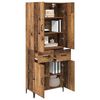 vidaXL Haut Armoire Bois Ancien 69,5 x 34 x 180 cm Bois d'ing&eacute;nierie