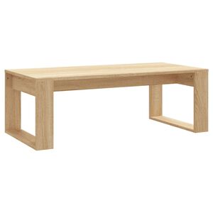 vidaXL Table basse ch&ecirc;ne sonoma 102x50x35 cm bois d'ing&eacute;nierie