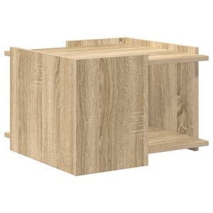 vidaXL Table basse Ch&ecirc;ne Sonoma 50,5 x 50 x 33 cm Bois d'ing&eacute;nierie