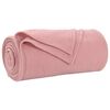 vidaXL Couvertures &agrave; jeter 6 pcs Rose 240 x 220 cm Toison
