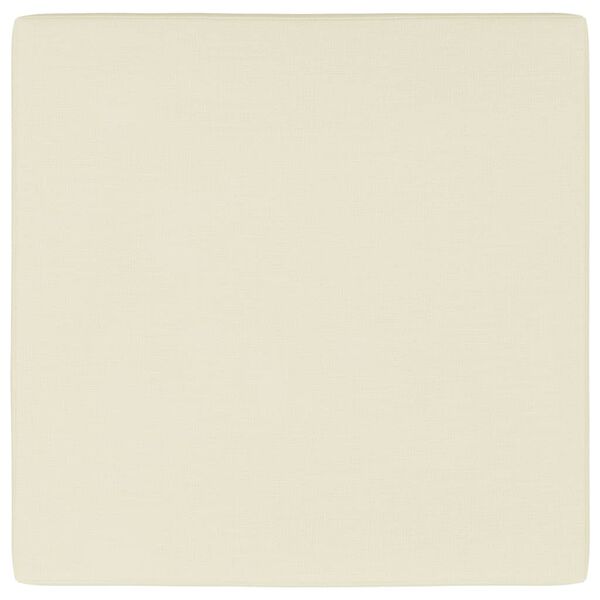 vidaXL Coussin de plancher de palette 60x61,5x6 cm Cr&egrave;me Tissu