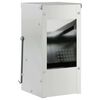 vidaXL Distributeur pour lapins Argent 12,5 x 12,5 x 25 cm