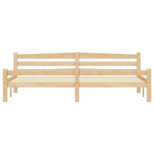 vidaXL Cadre de lit avec 4 tiroirs Bois de pin massif 200x200 cm