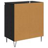 vidaXL Buffet Ch&ecirc;ne noir 60 x 35 x 70 cm Bois d'ing&eacute;nierie