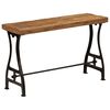vidaXL Table console Bois de r&eacute;cup&eacute;ration massif 120x40x76 cm
