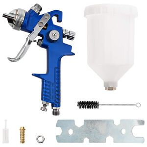 vidaXL Pistolet &agrave; peinture HVLP avec godet de 600 ml Buse de 1,4 mm