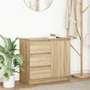 vidaXL Buffet avec tiroir ch&ecirc;ne sonoma 71x35x65 cm bois d'ing&eacute;nierie