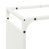 vidaXL Portant de bois chauffage blanc 44x28x65 cm