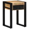 vidaXL Table d'appoint 35x35x50 cm bois massif de manguier brut