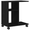 vidaXL Table d'appoint Ch&ecirc;ne noir 50 x 30 x 55 cm Bois d'ing&eacute;nierie