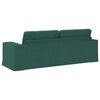vidaXL Canap&eacute; Vert fonc&eacute; 222 x 80 x 82 cm tissu