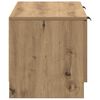 vidaXL Meuble TV ch&ecirc;ne artisanal 102x35x36,5 cm bois d'ing&eacute;nierie