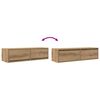 vidaXL Meuble TV ch&ecirc;ne artisanal 100 x 31 x 25,5 cm Bois d'ing&eacute;nierie