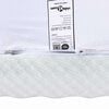 vidaXL Surmatelas Blanc et vert 80 x 200 cm Tissu Jacquard