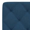 vidaXL Coussin de tête de lit bleu 80 cm tissu