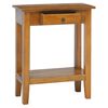 vidaXL Table console avec tiroir 60x30x75 cm bois d'acajou massif