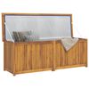 vidaXL Bo&icirc;te de jardin 150x50x55 cm Bois massif de teck