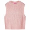 vidaXL Gilet pull-over tricot&eacute; pour enfants rose clair 92
