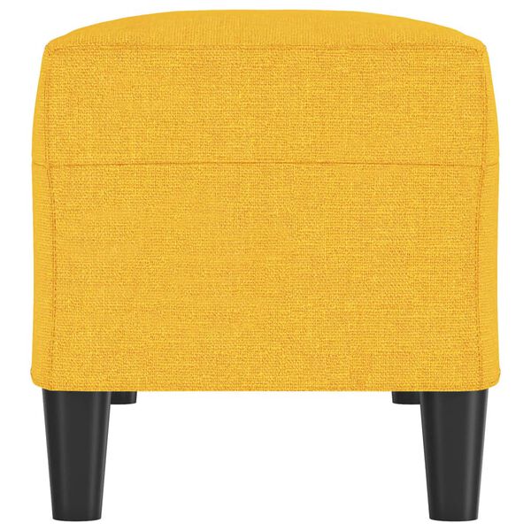 vidaXL Banc Jaune clair 100x35x41 cm Tissu