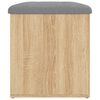 vidaXL Banc de rangement Ch&ecirc;ne Sonoma 62x42x45 cm Bois d'ing&eacute;nierie