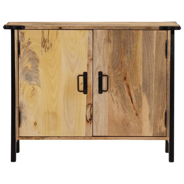 vidaXL Buffet 88x30x69 cm bois massif de manguier