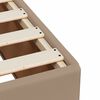 vidaXL Sommier &agrave; lattes de lit avec matelas Cappuccino 180x200 cm